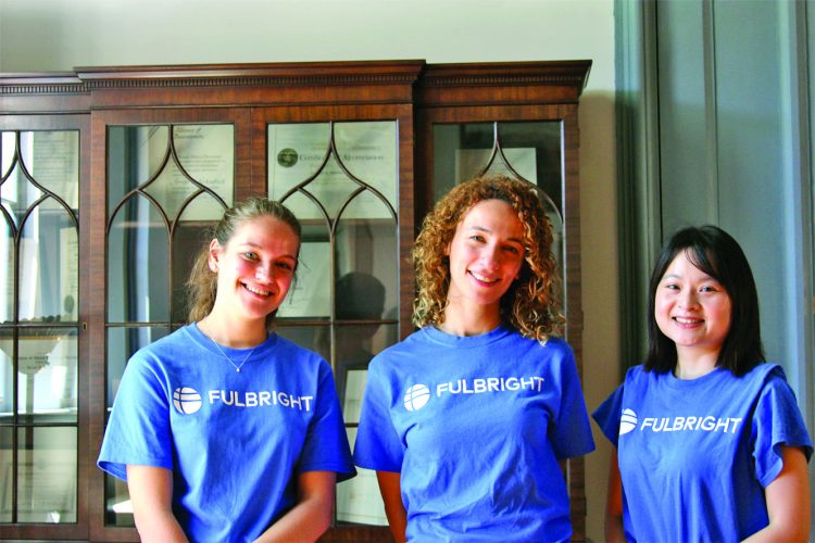 Bethany College Welcomes 3 Fulbright Scholars